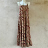 Long Sundress Rayon Voîle Tibetan Print | Fabiana Boente