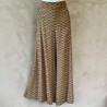 Palazzo Pants High Waist Rayon Cloud Print Red Army | Fabiana Boente