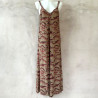 Jumpsuit Rayon Fujet Tibetan Cliff Print Palazzo Pants | Fabiana Boente