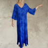 Hand Batik Embroidered Women's Long Tunic - Cool Viscose Georgette | Fabiana Boente